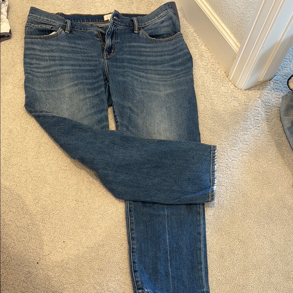 Maternity Hatch Boyfriend straight Leg Jeans Versatile Everyday Style